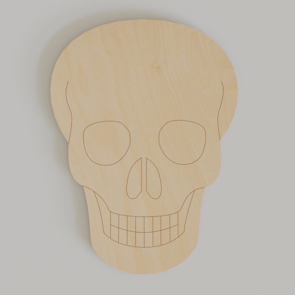 Skull Cutout – Double Cut Designs LLC