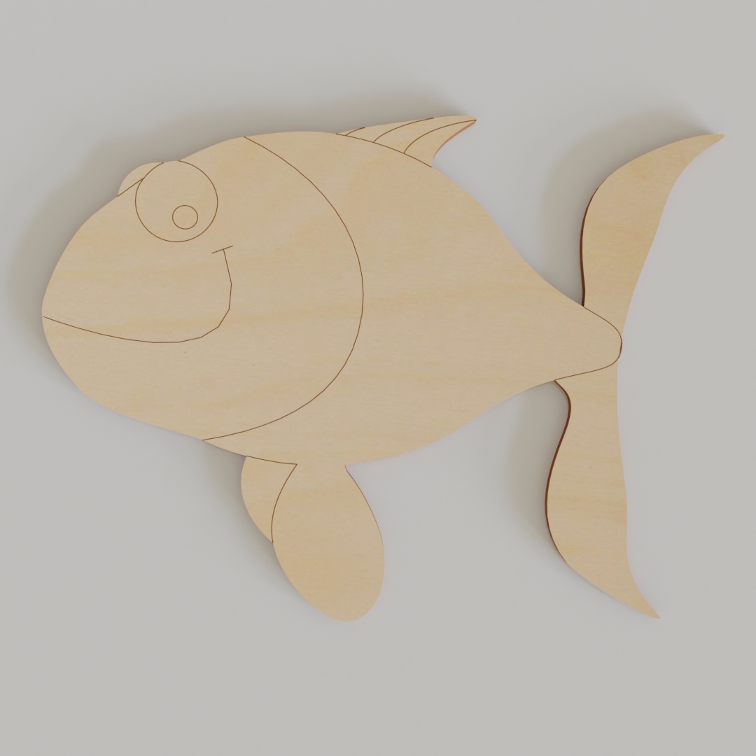 Fish Cutout – Double Cut Designs LLC