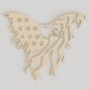 American Eagle Wood Wall Art - Image 2